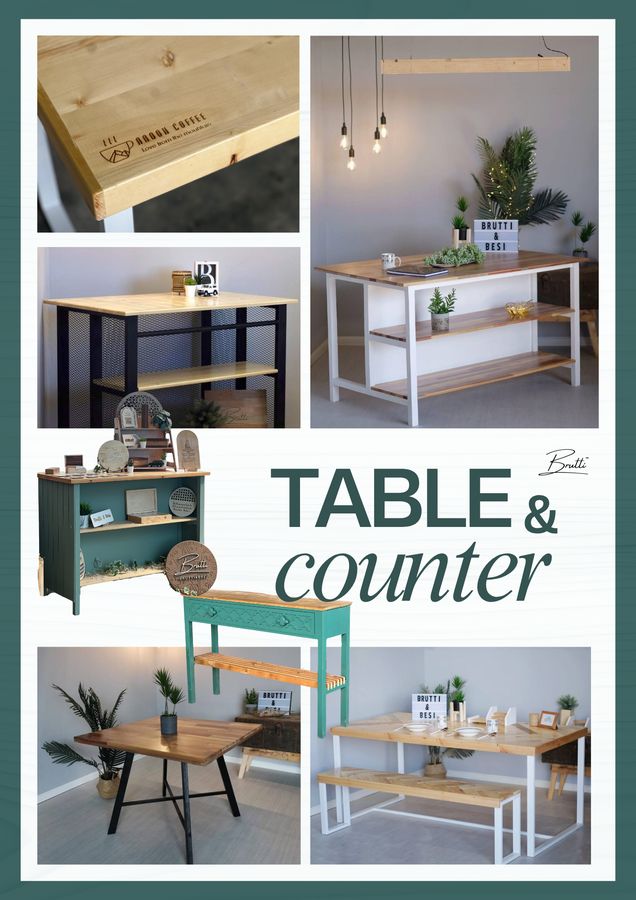Tables and counters by Benua Brutti